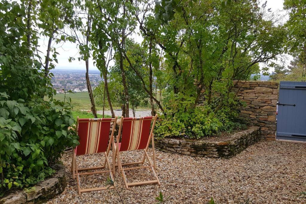 La Maison De L'Ecu : Charme Et Vue Incroyable Villa Beaune  Buitenkant foto